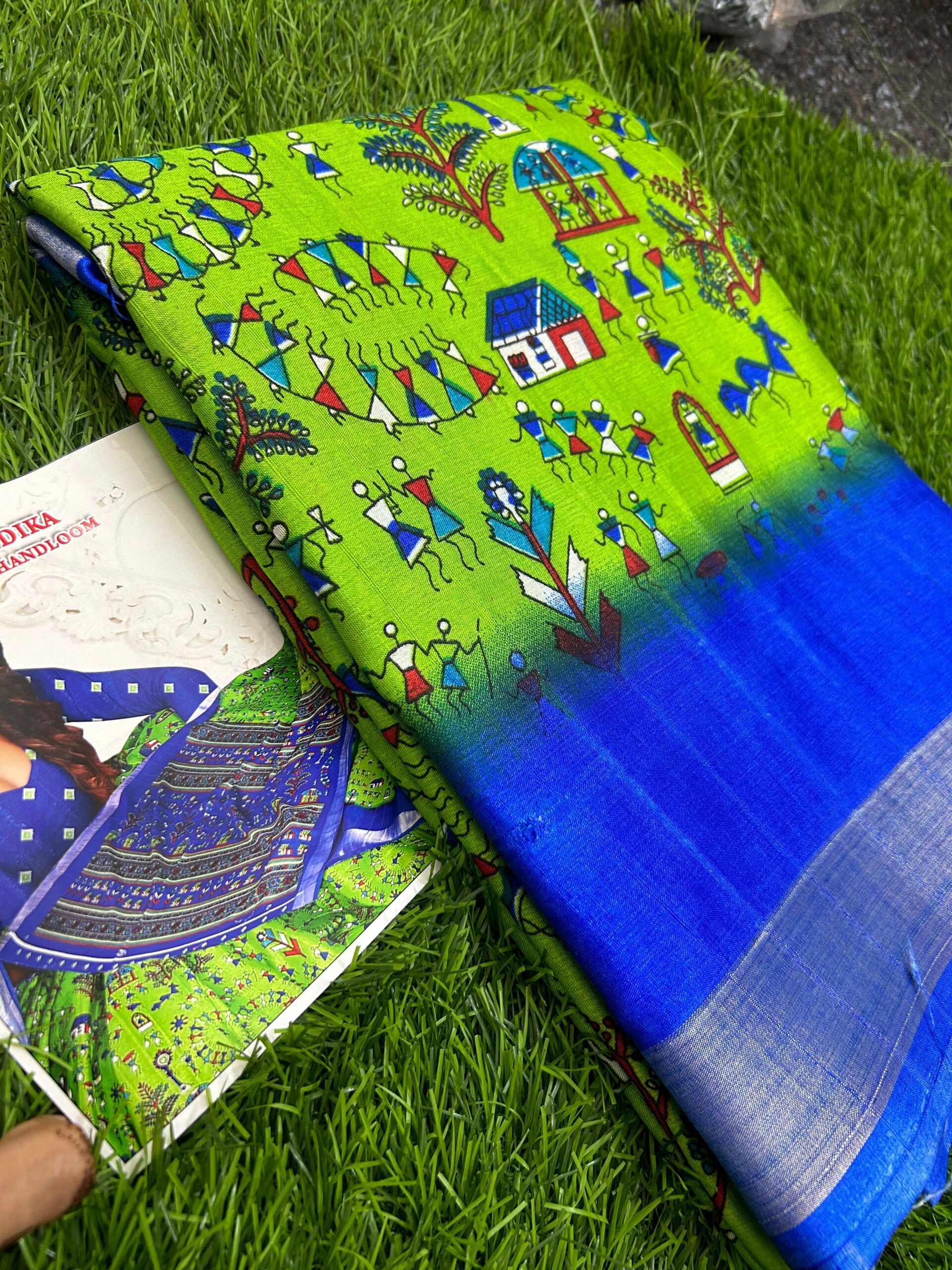 Green Vedika Designer Saree